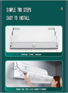 TEGRILO Air Conditioner Deflector, Adjustable and Foldable Windshield for Home  - Image 5