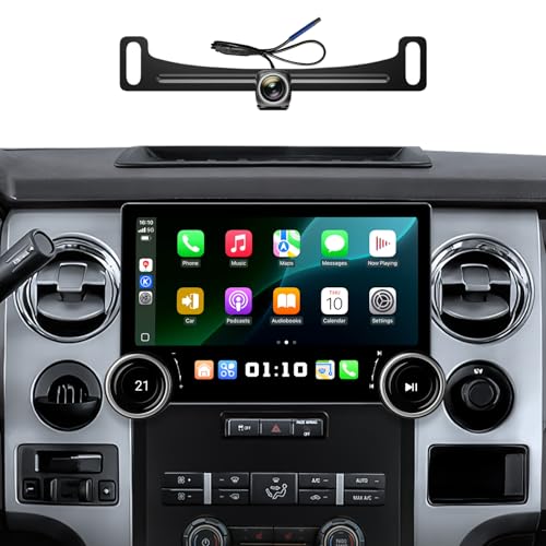 AINAVITO 11.5 Inch Dual Knobs 4+64G Radio for Ford F150 2009-2014 | Wireless CarPlay Android Auto QLED Touch Screen Car Stereo | AM/FM Tuners |Steering Wheel Control - Image 1
