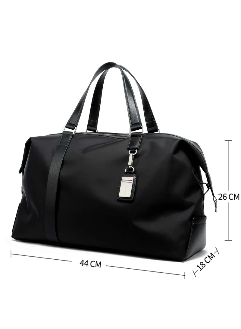 Bopai  Unisex Premium Duffel Bag 20L Water Resistant Large Capacity Weekender Bag with Multiple Compartment for Men and Women, BO-DF731, Black  | Best Price UAE