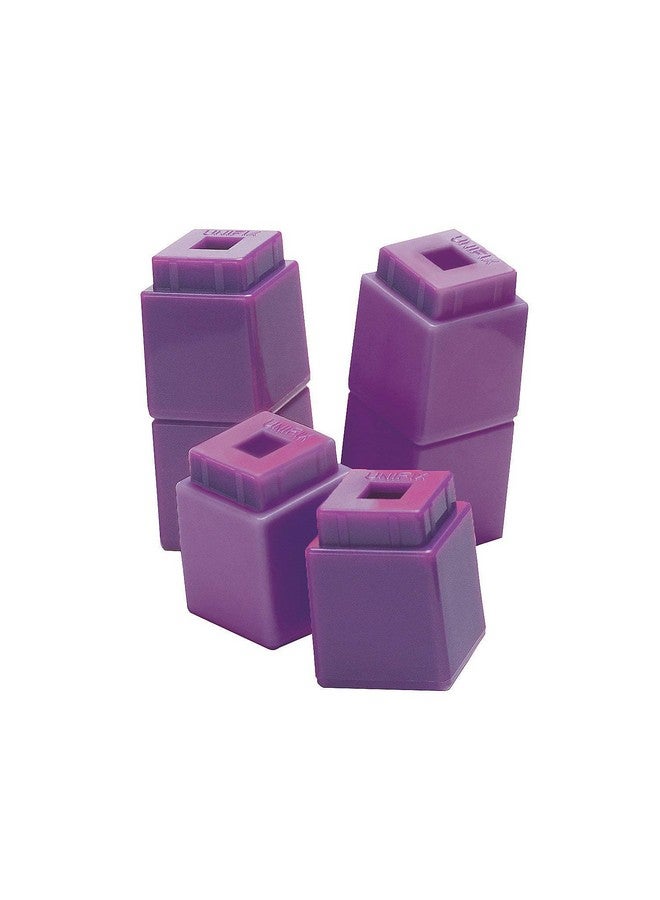 Didax Educational Resources Unifix Cubes Purple Bag Of 100  - Image 2