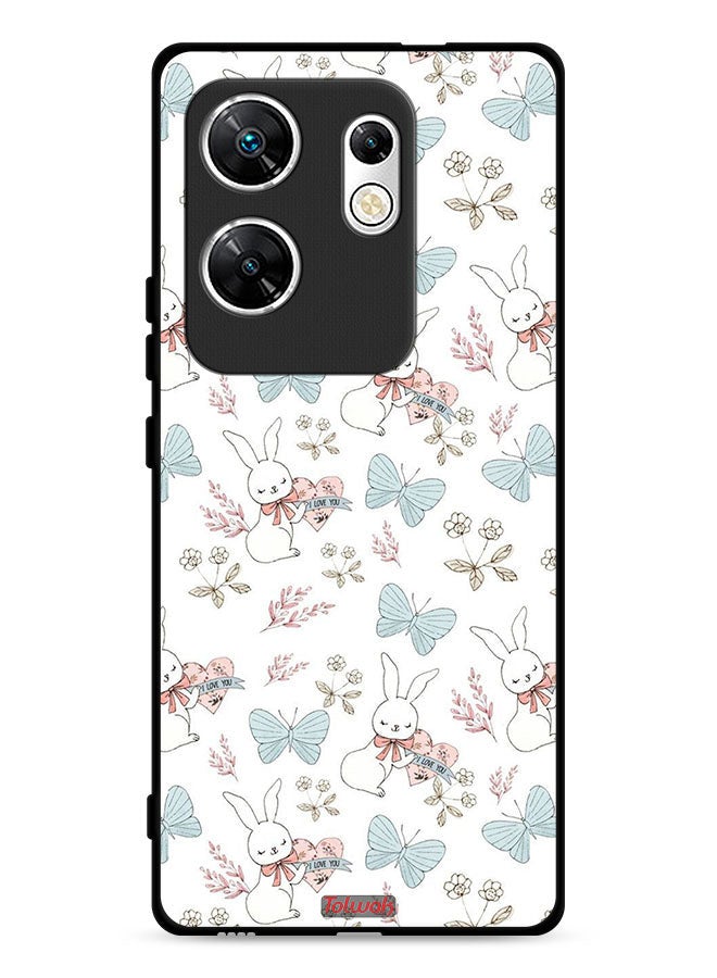 Tolwak Infinix Zero 30 4G Protective Case Cover Rabbit And Butterflies - Image 1