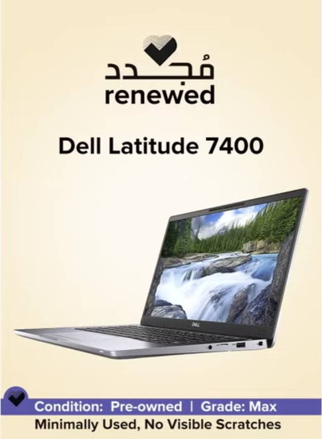 DELL Renewed - Latitude 7400 Laptop With 14-Inch Touch Screen Display, Intel Core i7/8th Gen/16GBRAM/512GB SSD/Intel UHD Graphics/Windows 10 Pro English Silver - Image 1