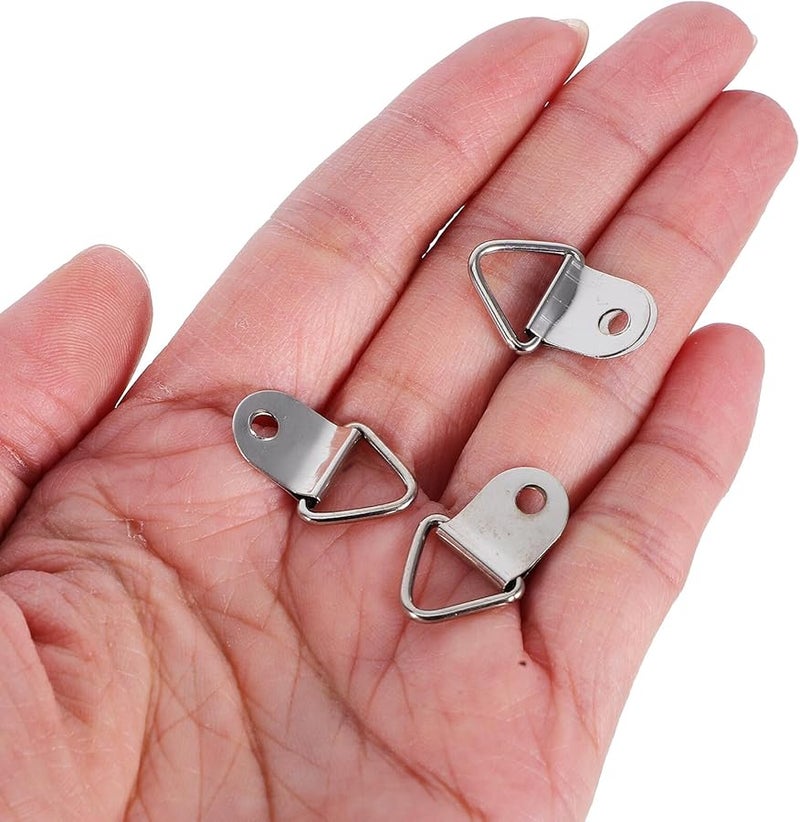 Tehaux 20 مجموعة من طقم التعليق الثقيل من سبائك الزنك على شكل حرف D للإطارات واللوحات الفنية على الجدران - Image 5