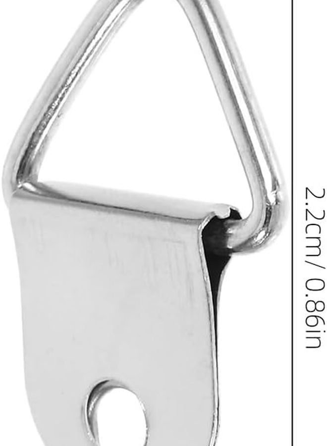 Tehaux 20 مجموعة من طقم التعليق الثقيل من سبائك الزنك على شكل حرف D للإطارات واللوحات الفنية على الجدران - Image 3