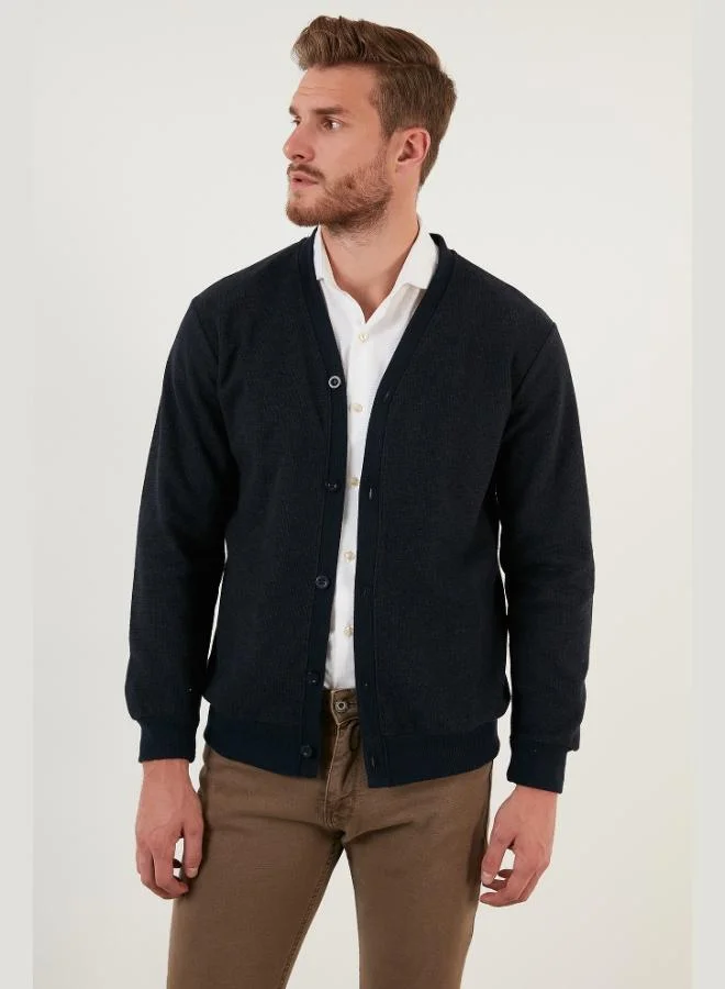 Buratti  Buratti Cotton Regular Fit Buttoned V-Neck 2-Pack Cardigan Men's CARDIGAN 456205S2 for Men | Best Price UAE