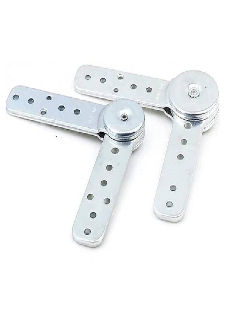 UNIQUELLA - UNIQUELLA Sofa Arm Automatic Adjuster Sofa Bed Headrest Adjustable Angle Adjuster 2 pcs Furniture Hinge Ratchet Folding Connecting Hinges for Sofa Armrest Headrest Angle Adjuster - Image 1