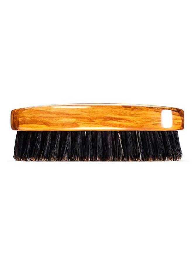 TORINO PRO WAVE BRUSHES BY BRUSH KING - Torino Pro Wave Brush 1060 By Brush King Medium Soft Oval Palm/Military 360 Waves Brush - Image 1