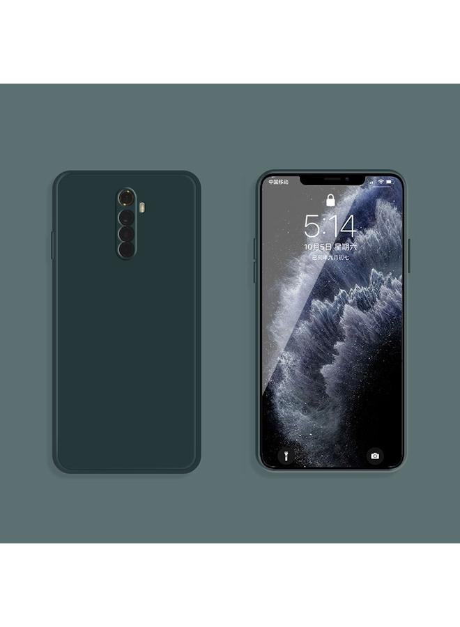 اس-توب جراب لهاتف OPPO Realme X2 Pro / Reno Ace بلون سادة من السيليكون السائل المقلد بحافة مستقيمة وغطاء حماية كامل مقاوم للسقوط - Image 2