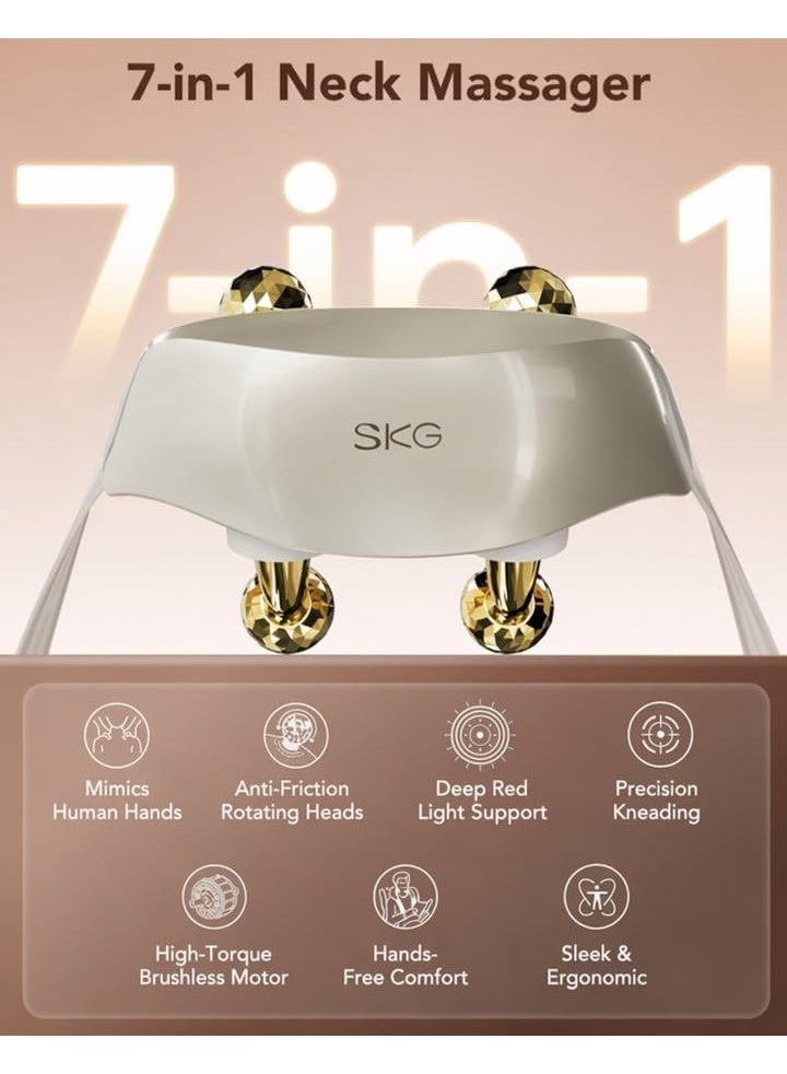 SKG H7 Ultra E Neck and Shoulder Flex Massager for Pain Relief Deep Tissue with Smart Heating Film - Image 2