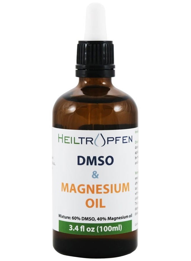 Heiltropfen DMSO & Magnesium Oil Mixture by Dr. Hartmut Fischer (3.4 Oz), Pharmaceutical Grade Ingredients, High Purity, Low Odor, Heiltropfen® - Image 2