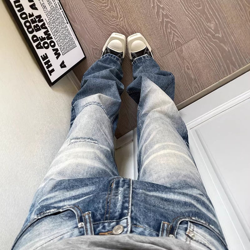 Unisex Casual Daily Denim Jeans - Image 2
