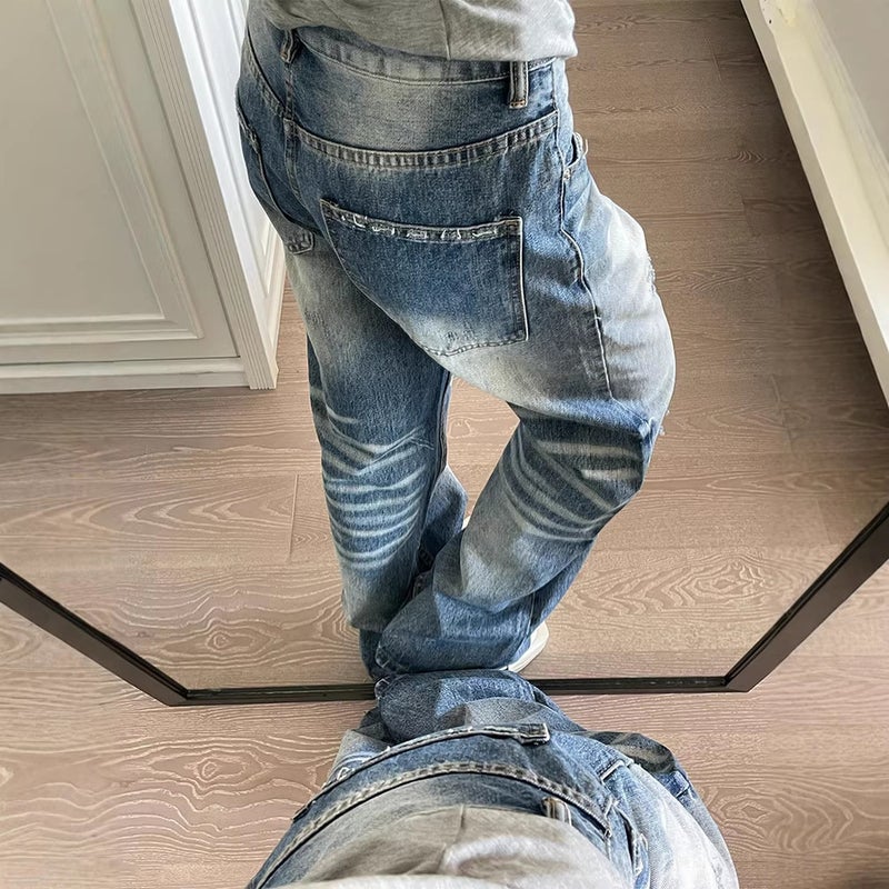 Unisex Casual Daily Denim Jeans - Image 5