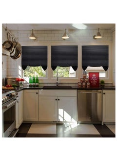 RATSAW Blackout Pleated Blind Black Width 60 Centimeter Length 150 Centimeter  - Image 4