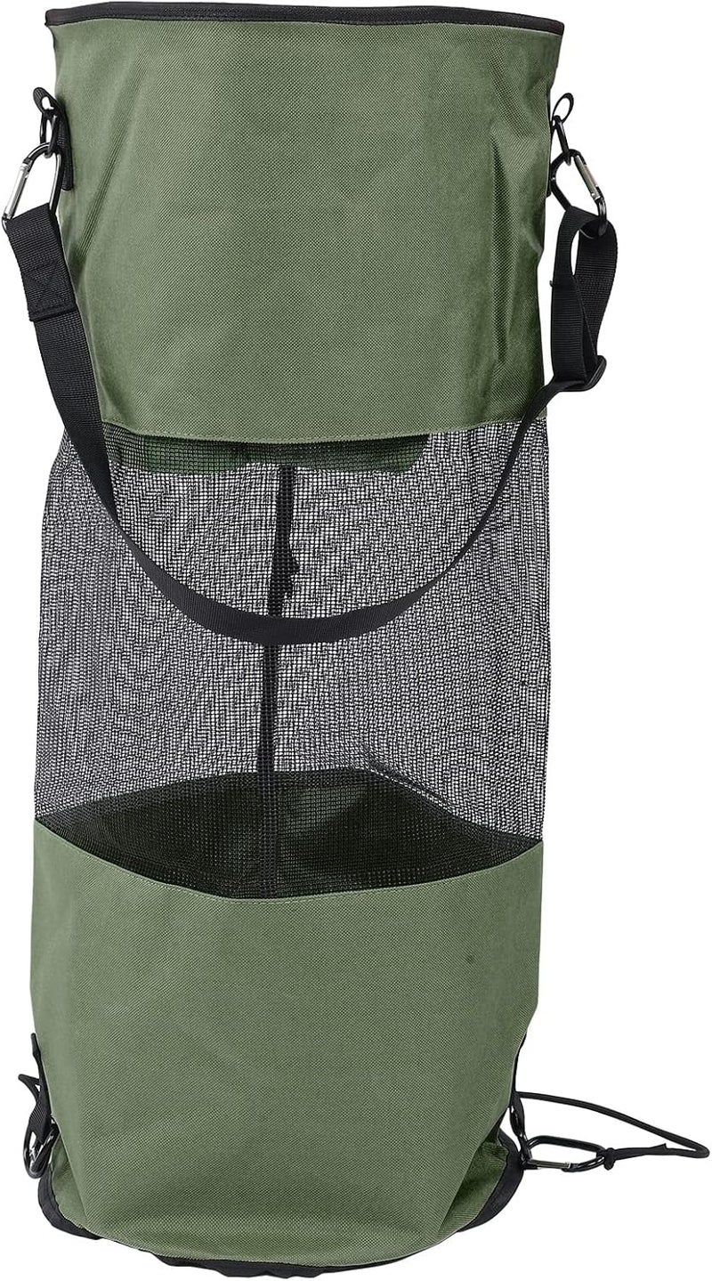 Boat Trash Bag Reusable Waterproof Mesh Garbage Bag, Outdoor Mesh Trash Bag for Boat with Elastic Top and Sturdy Buckle Strap, Portable Garbage Storage for Kayaking - Image 1