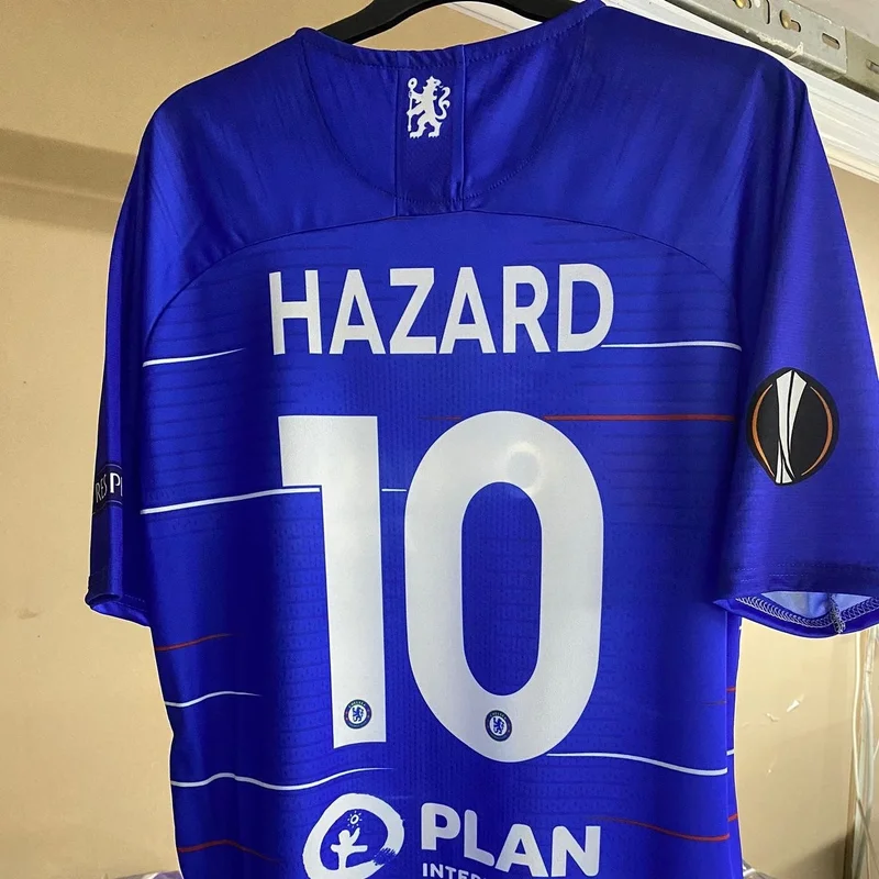 BySportakus Chelsea 2019 Baku Europa League Final Eden Hazard Special Jersey
