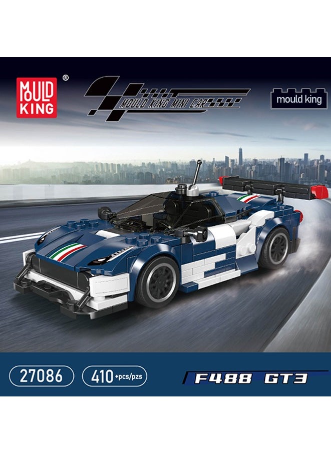 mould king Toy car，speed champion car building kits,  Sports car  Building Model Set, Car toy Models Building Blocks sets, Race Car Building Kits for Adults Kids toy，Birthday, Children's Day, New Year gifts，8+410pcs，27086 