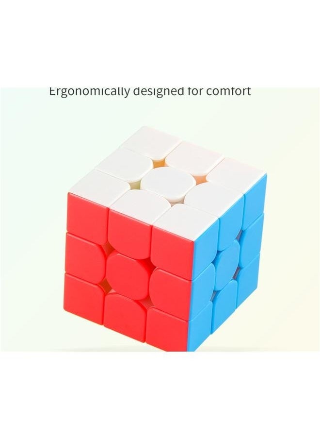 yongsheng - 3x3 Moyu MoFang JiaoShi Mini Magic Cube Beginner's Guide to Rubik's Cube: Racing, Real Color, Straight Step, Smooth Rotation Rubik's Cube - Image 1