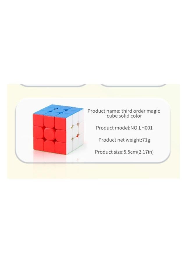 yongsheng - 3x3 Moyu MoFang JiaoShi Mini Magic Cube Beginner's Guide to Rubik's Cube: Racing, Real Color, Straight Step, Smooth Rotation Rubik's Cube - Image 1