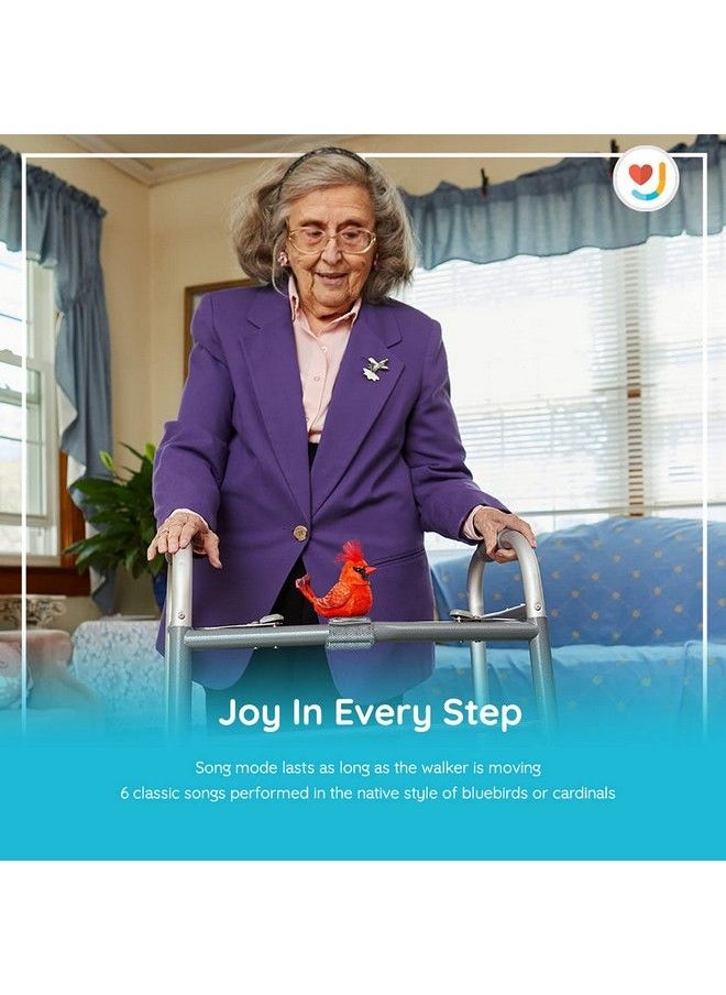 Joy for All - Walker Squawker Cheery Animatronic Bird For Companionship And To Help You Remember Your Walker Bluebird - Image 1