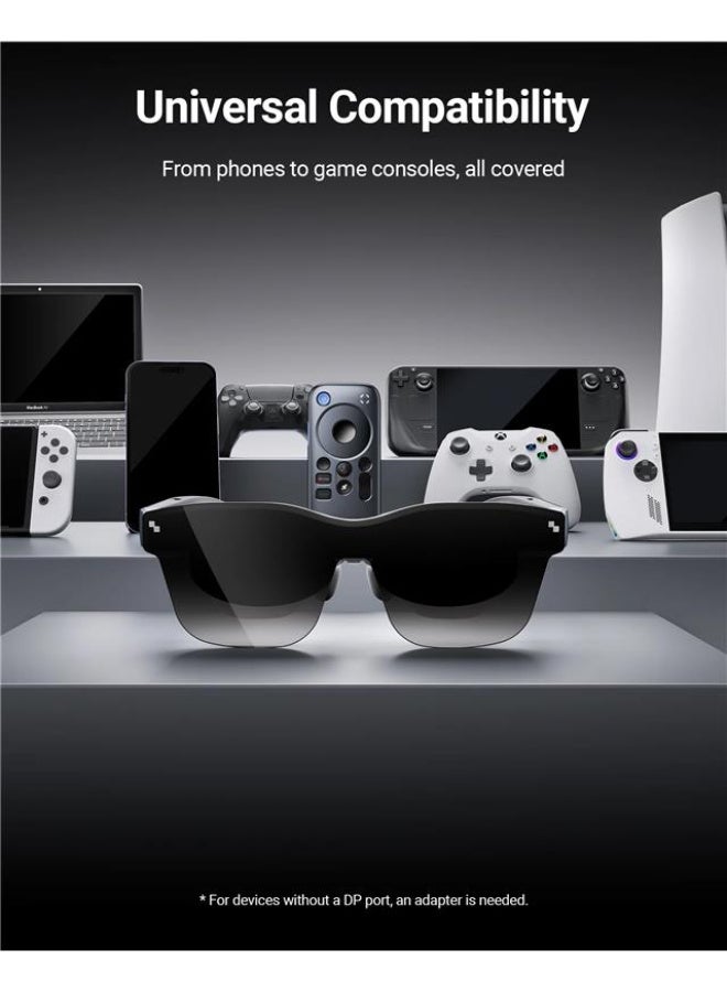 RayNeo Air 2s XR Smart AR Glasses – 201” Micro-OLED Portable Display, 120Hz Gaming Mode, 600 Nits Brightness, USB-C Video Glasses Compatible with iPhone, Android, Laptop, Switch & PS5 - Image 2