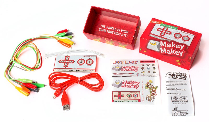 Makey Makey Makey Makey STEM Kit from Joylabz, Educational Science Kits, 1000s of Engineering and Computer Coding Activities, Hands-on Technology Learning Fun, Engineering Kits for Kids, STEM Kits  - Image 1