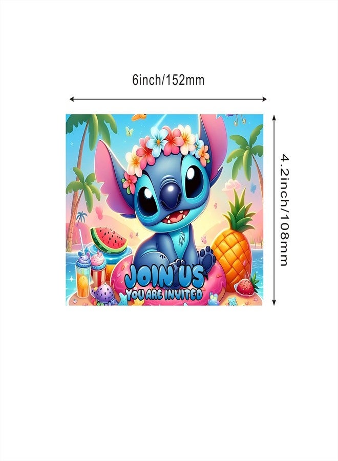Losede 12PCS Birthday Invitations Birthday party supplies decorations (3) - Image 3