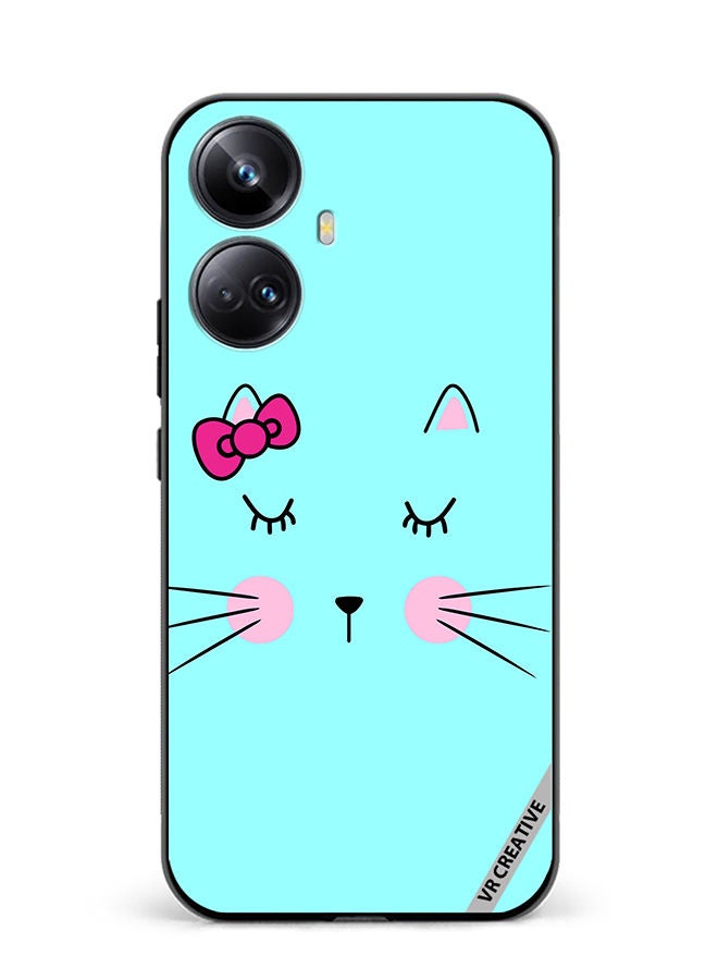 VR CREATIVE Protective Case Cover For Realme 10 Pro Plus Sleeping Cat Design Multicolour - Image 1