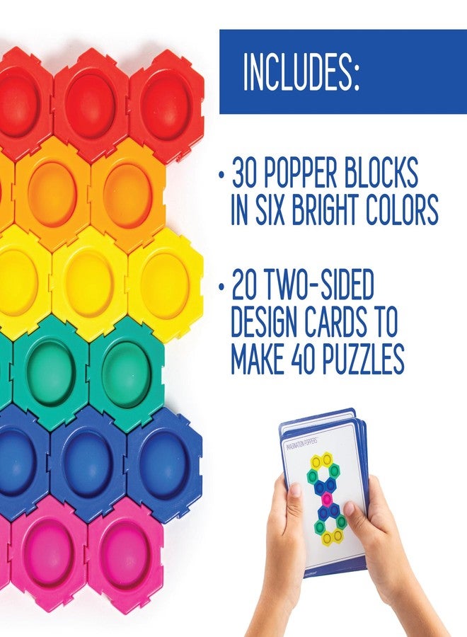 MindWare Sensory Genius Imagination Poppers - Fun Fidget Toys for Kids, Teens & Adults Ages 5 and Up - Image 2
