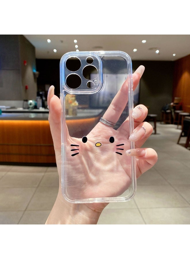 NIBEMINENT Cute Kitten Expression Protective TPU Case Cover For iPhone 16 Pro Max - Image 2