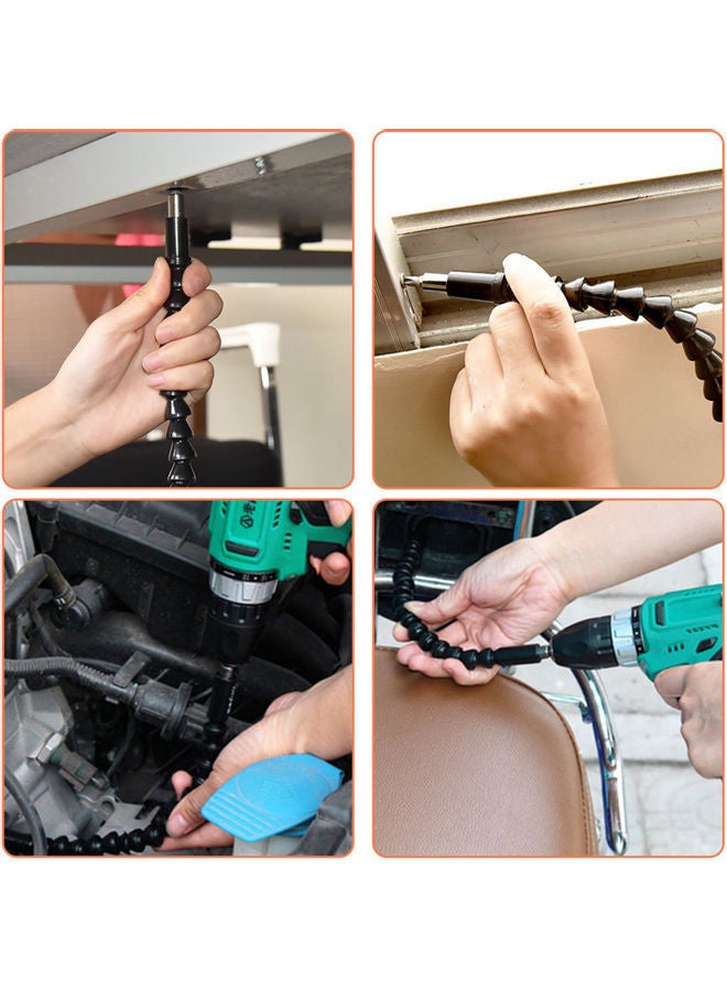 NIBEMINENT Flexible Shaft Drill Bit Black/Silver - Image 2