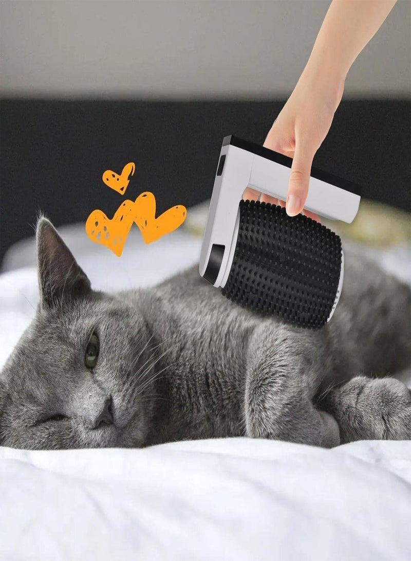 GGOOT Cat Self Groomer Brush, Automatic Self Groomer, Softer Cat Corner Scratcher With Catnip Kitten Brush Face Grooming Tool for Kitten Puppy - Image 3