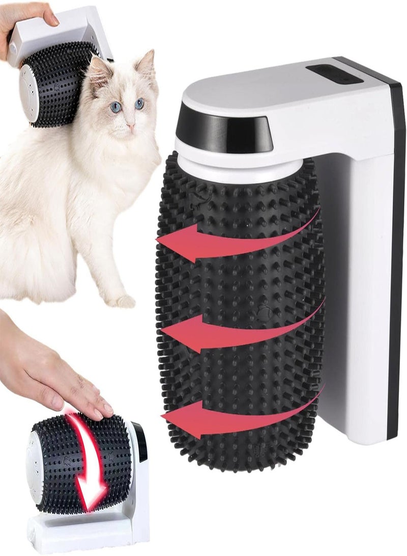 GGOOT Cat Self Groomer Brush, Automatic Self Groomer, Softer Cat Corner Scratcher With Catnip Kitten Brush Face Grooming Tool for Kitten Puppy - Image 1