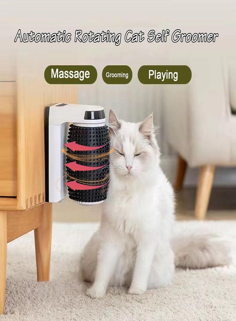 GGOOT Cat Self Groomer Brush, Automatic Self Groomer, Softer Cat Corner Scratcher With Catnip Kitten Brush Face Grooming Tool for Kitten Puppy - Image 2