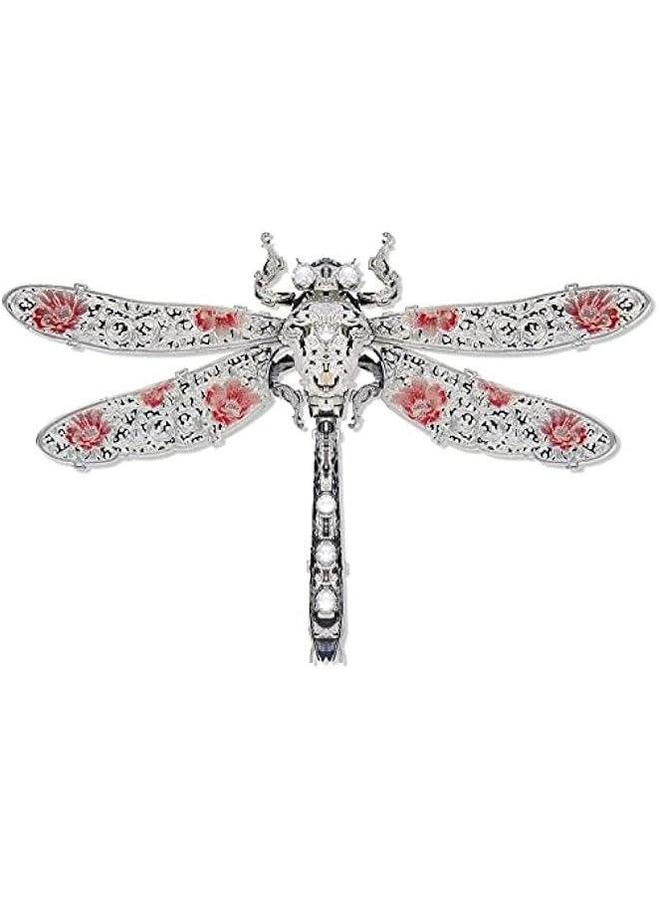 3D Metal Puzzle, Dragonfly Model Kits, Insect Themed Animal Fashion Brooch Assembling DIY Puzzles to Build, Building Kits for Teens and Adults, Decoration Gift - Image 1