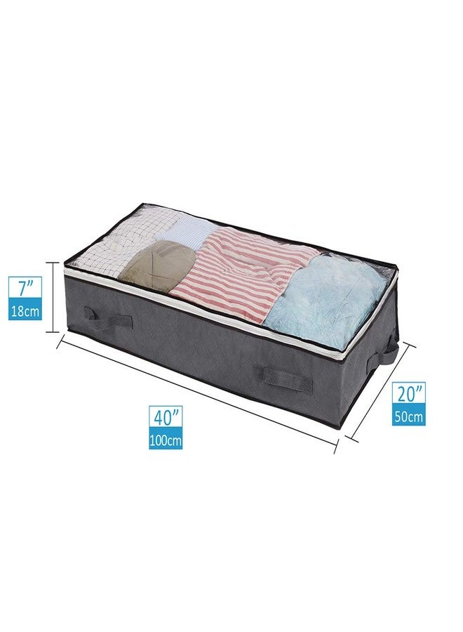 JERIA 1M Storage Bags 4Pack Grey - Image 2