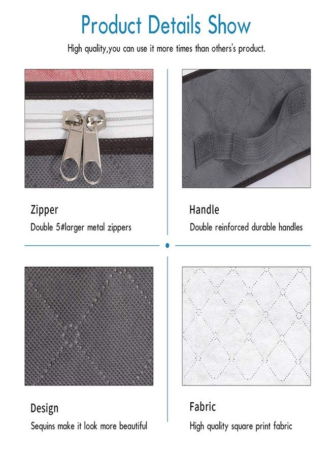 JERIA 1M Storage Bags 4Pack Grey - Image 3