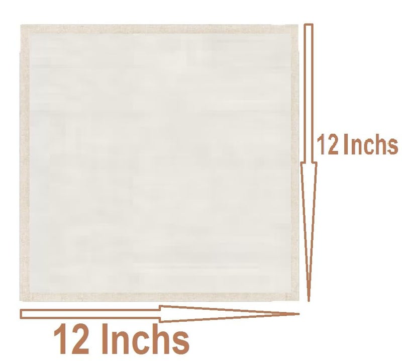 WUD Unbleached Thin Cotton Idli Cloth for Steaming, Set of 6, Without Holes - Image 5
