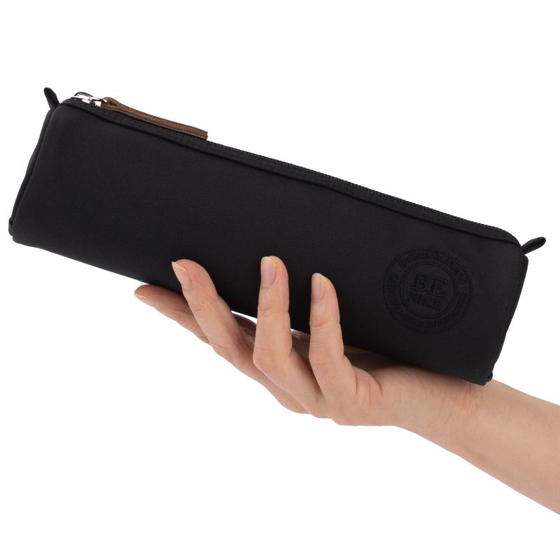 EASTHILL Small Pencil Case Pencil Pouch Stationery Pen Bag Office Supplies for Girls WomenBlack