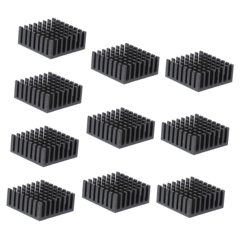 Aluminum Heat Sink Radiator 10 Pcs For Diode Chip LED Cooling - Image 2