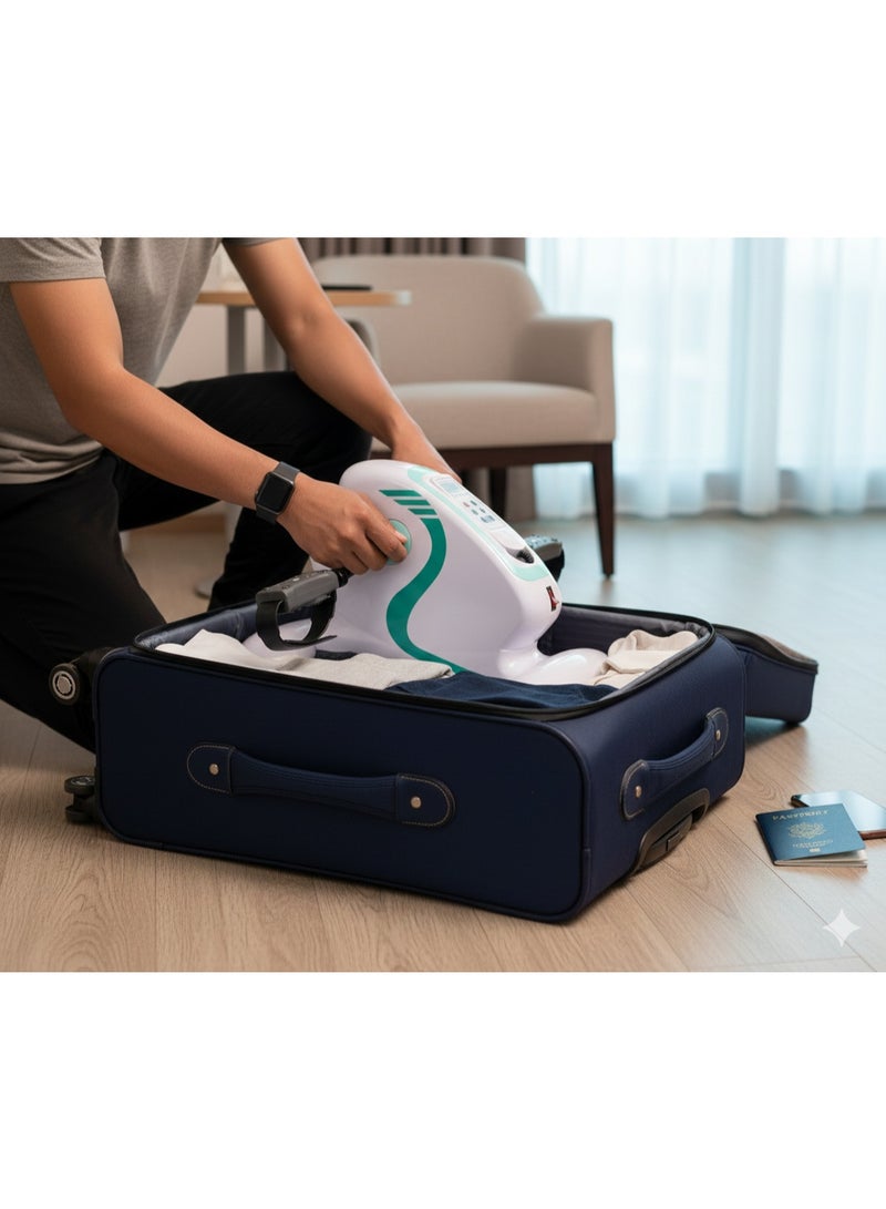 HT Under-Desk Mini Rehab Pedal Bike: A gentle and safe exercise machine for the muscles and joints, strengthening the legs and arms. Equipped with a control screen and multiple directions and speeds. - Image 2