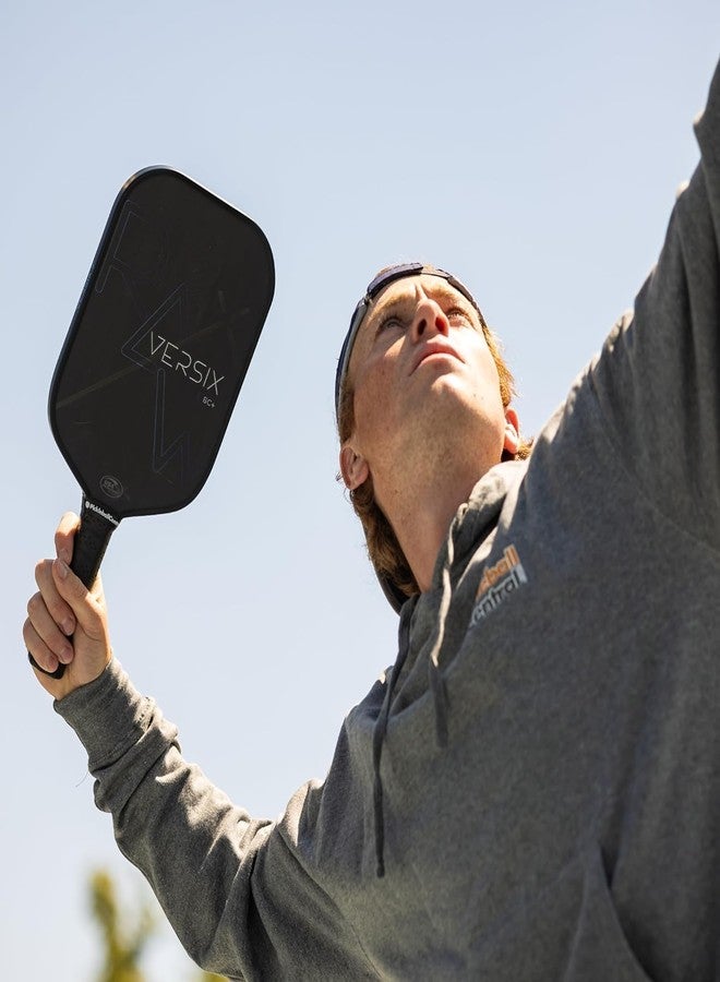 PickleballCentral VERSIX RAW Carbon Fiber Pickleball Paddle, Extended 5.75" Handle, Carbon Fiber, 7.9oz (Midweight), 15mm Core… - Image 5