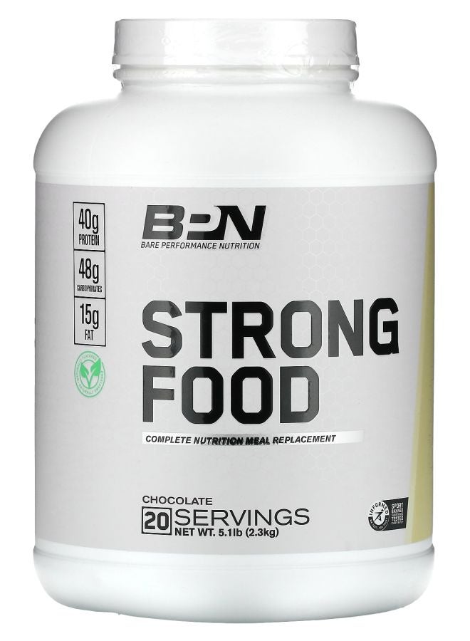 Bare Performance Nutrition Strong Food Chocolate 5.1 lbs (2.3 kg)