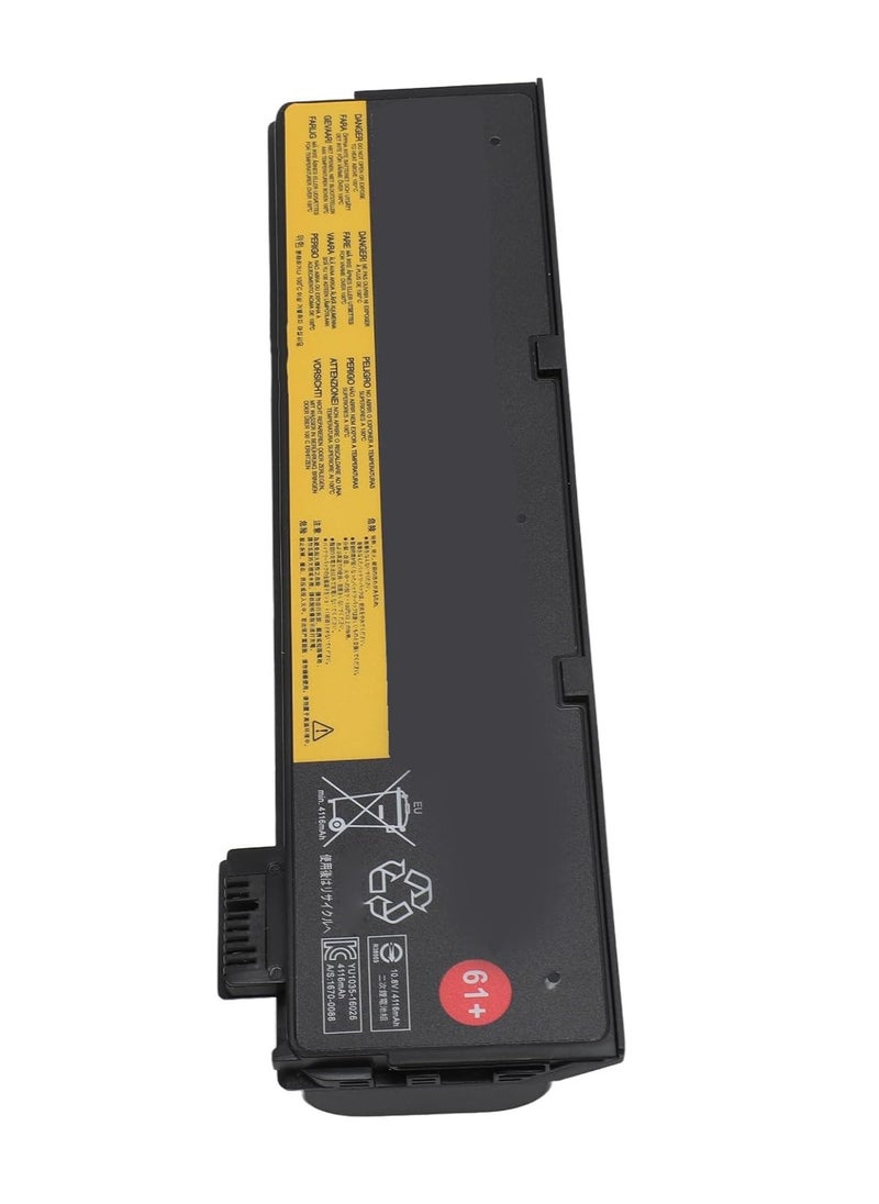 Laptop Battery Replacement for Thinkpad T470 T480 T570 T580 P51S P52S Laptop, 4116mah Lithium Battery, Easy Installation, Battery 6 Cell