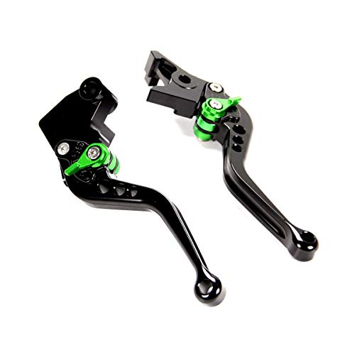 Rawsomes Adjustable Short Brake Clutch Levers Compatible with Kawasaki Z900/Z650 2017-2020 1000 2015-2020 Ninja 650R/ER-6F/EX650 2017-2020 - Image 1