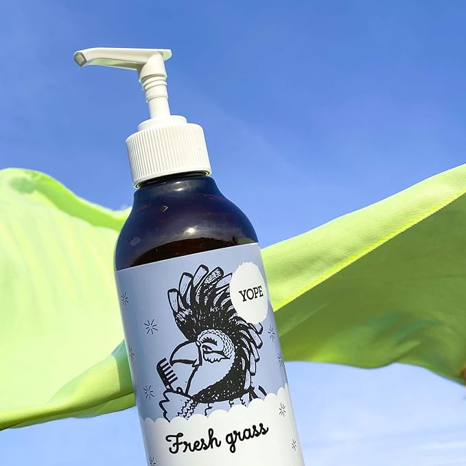 Yope Natural Shampoo Oat Milk Natural Ingredients Nourishing Lime Vegan Paraben Free SLS Free Cruelty Free Oat Milk Shampoo 300 ml Pack of 1 - Image 3