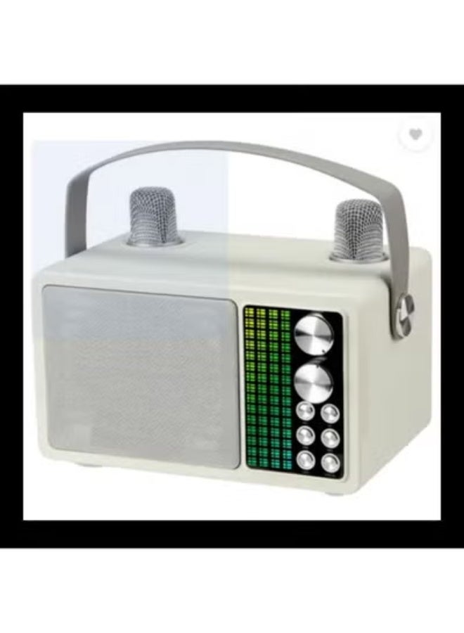 Smart Berry M202 Portable Bluetooth Speaker with 2 Wireless Microphones, 30W Powerful Sound, LED Lights, Long Battery, Karaoke Machine for Adults & Kids – Home Parties, Outdoor Events & Family Entertainment – Black - Image 4