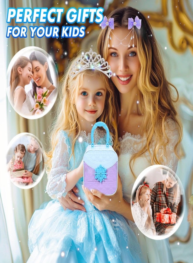 Pinksheep Girl Jewelry Box,Princess Jewelry Set for Little Girl's 3-6 Years Old- Dress up Kids Jewelry Box with Drawer,32Pcs Frozen Toys Girls Gift - Image 5