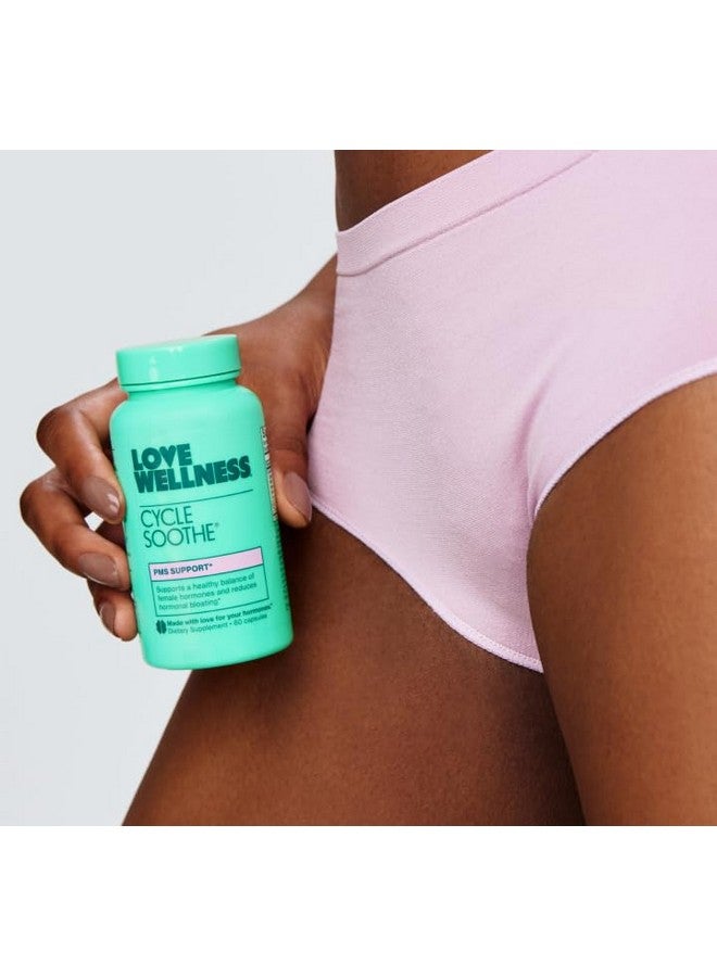 Love Wellness Cycle Soothe Supplement | Promotes a Happy Mood | Helps with PMS Hormones, Stress Relief, & Improves Mood | 60 Capsules - Image 5