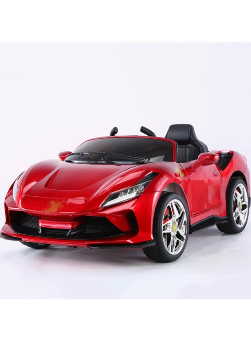 Generic Red Electric Ride-On Car for Kids - Safe and Fun Charging Car with Sound and Light Effects and Durable Wheels that Fit on All Surfaces - Can Be Used Indoors or Outdoors - Suitable for Children 3 Years and Up  - Image 2