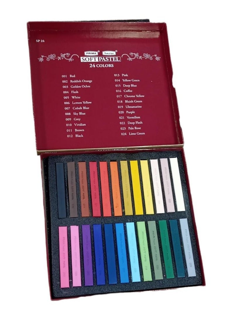 بريما ألوان باستيل ناعمة من 24 قطعة . متعدد الألوان - Image 3